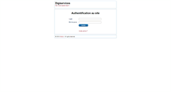 Desktop Screenshot of customer.digiservices.fr