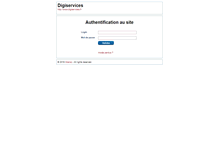 Tablet Screenshot of customer.digiservices.fr
